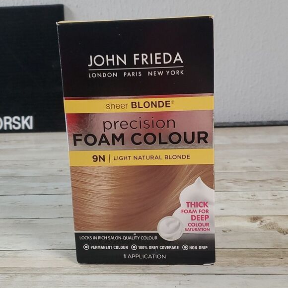 NEW John Frieda Sheer Blonde Precision Foam Color 9N Light‎ Natural Blonde - Picture 1 of 6